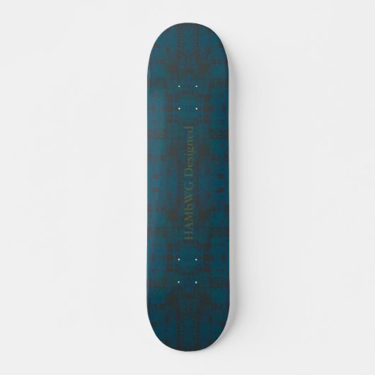 HAMbyWG Conçu - Skateboard - Turquoise détendu (Devant)