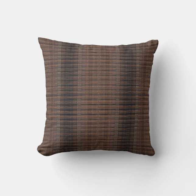 HAMbyWG - Coussin 16" - Baguette fine Mocha (Recto)