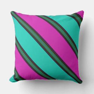 HAMbyWG - Coussin extérieur 20" rose/noir/gris/tur