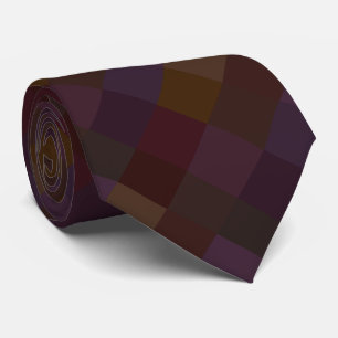 HAMbyWG - cravate - diamant de spectre de prune