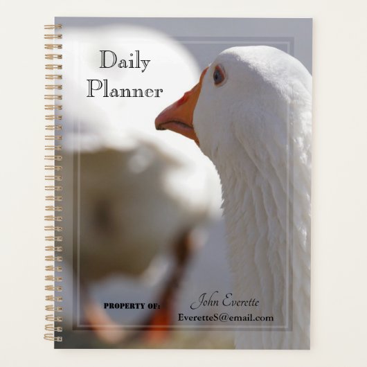 HAMbyWG - Daily Planner - Ek na eend (Voorkant)