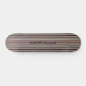 HAMbyWG Design - Skateboard - Black Red Bone Strip (Horz)