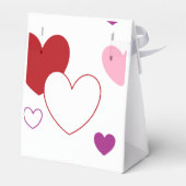 HAMbyWG - Favor Box - Geel Gingham - Uw woorden Bedankdoosjes (Achterkant)