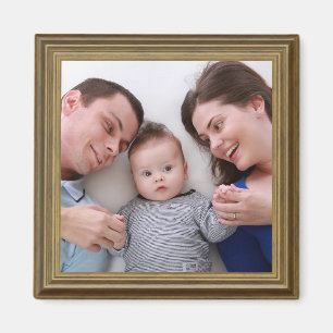 HAMbyWG - Foto Magnet met een gouden afbeelding li Magneet