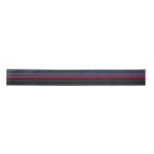 HAMbyWG - Gift Ribbon - Maroon w Grays, Blues, Blk Lint (Voorkant)