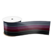 HAMbyWG - Gift Ribbon - Maroon w Grays, Blues, Blk Lint (Spoel)