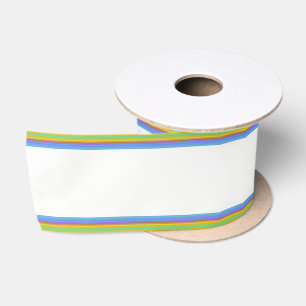 HAMbyWG - Gift Ribbon - Regenboog & wit Lint