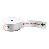 HAMbyWG - Gift Ribbon - Vrolijk kerstlint Lint (Spoel)
