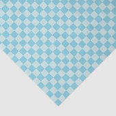 HAMbyWG - Gift Tissue - Aqua-Blue Gingham Tissuepapier (Detail)