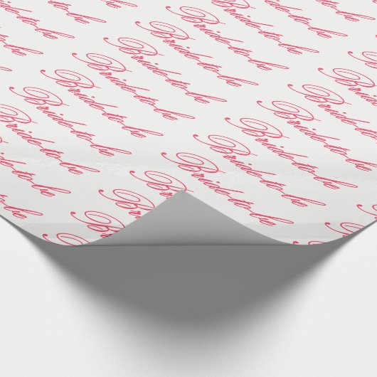 HAMbyWG - Gift Wrap - Bride-to-be Cadeaupapier (Hoek)