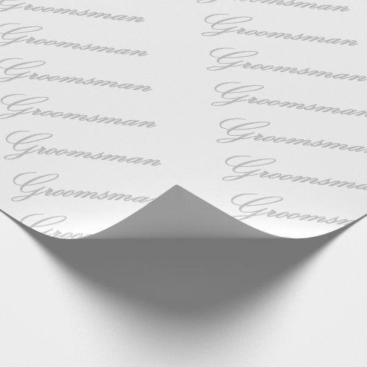 HAMbyWG - Gift Wrap -Groomsman Cadeaupapier (Hoek)
