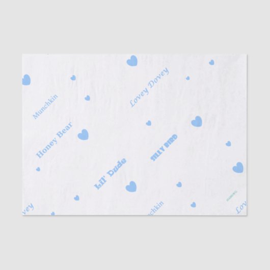 HAMbyWG Gift Wrap Tissue - Baby Boy Tissuepapier (Voorkant)