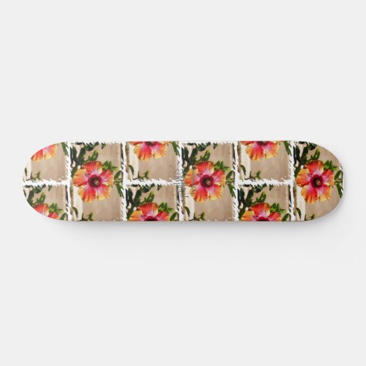 HAMbyWG Hibiscus Skateboard (Horizontaal)