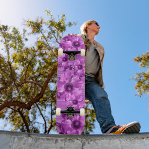 HAMbyWG - Hibiscus violet Skateboard