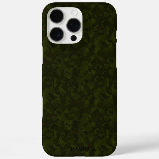 HAMbyWG I-pad - Groene Camouflage Case-Mate iPhone Case (Achterkant)