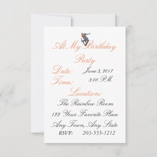 HAMbyWG - Invitation - Skateboarder (Dos)