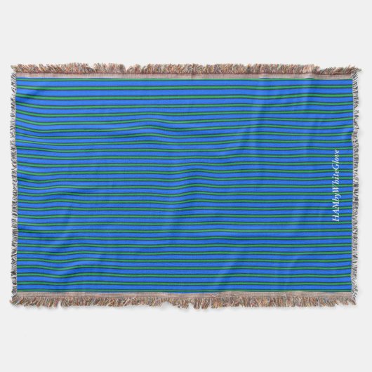 HAMbyWG - Jetez la couverture - Bleu Océan et Vert (Devant)