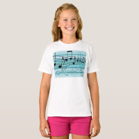 HAMbyWG La Musique T-Shirt w Aqua