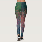 HAMbyWG - Leggings - Agate vert et rose Surprise (Dos)