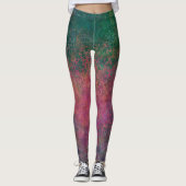 HAMbyWG - Leggings - Agate vert et rose Surprise (Devant)