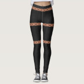 HAMbyWG - Leggings - Black Lace Design (Devant)