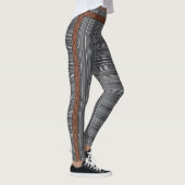 HAMbyWG - Leggings - Black & White Modern (Droite)