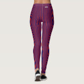 HAMbyWG Leggings de compression Marine & Red Strip (Dos)