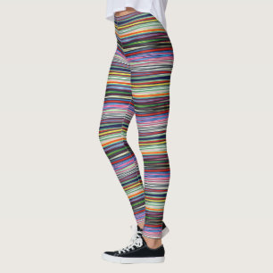 HAMbyWG - Leggings - Gemengde Kleurgradiëntstroken