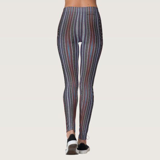 HAMbyWG - Leggings - Hipster Dark Stripe (Dos)