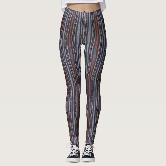 HAMbyWG - Leggings - Hipster Dark Stripe (Devant)