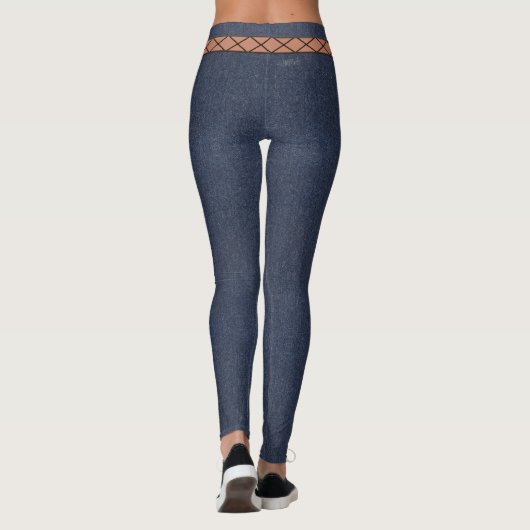 HAMbyWG - Leggings - Image Denim - Couper le regar (Dos)