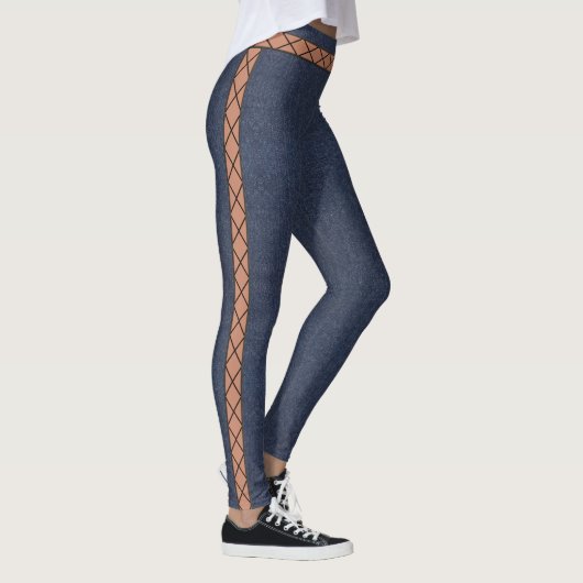 HAMbyWG - Leggings - Image Denim - Couper le regar (Droite)