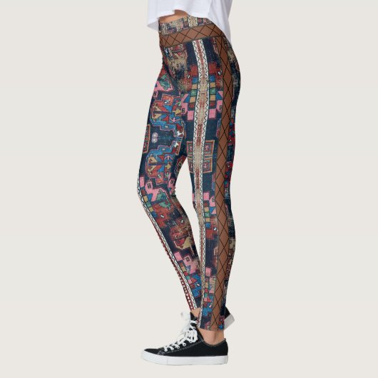 HAMbyWG-Leggings - Kleurrijke Indiër - Uitgebreide Leggings (Links)