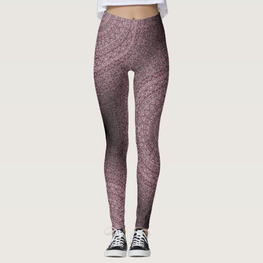 HAMbyWG - Leggings - Mandala rose pâle (Devant)