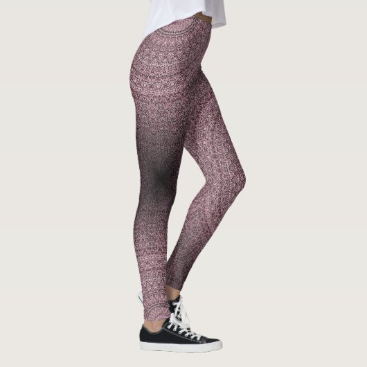 HAMbyWG - Leggings - Mandala rose pâle (Droite)