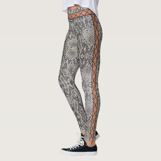 HAMbyWG - Leggings - Motif serpent - Couper le reg (Gauche)