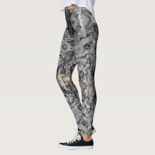 HAMbyWG - Leggings - Motordelen Patroon