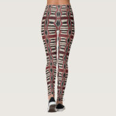 HAMbyWG - Leggings Native American Black Red Bone (Achterkant)