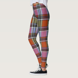 HAMbyWG - Leggings - Oranje en roze speldenband