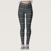 HAMbyWG - Leggings - Plaid au charbon (Devant)