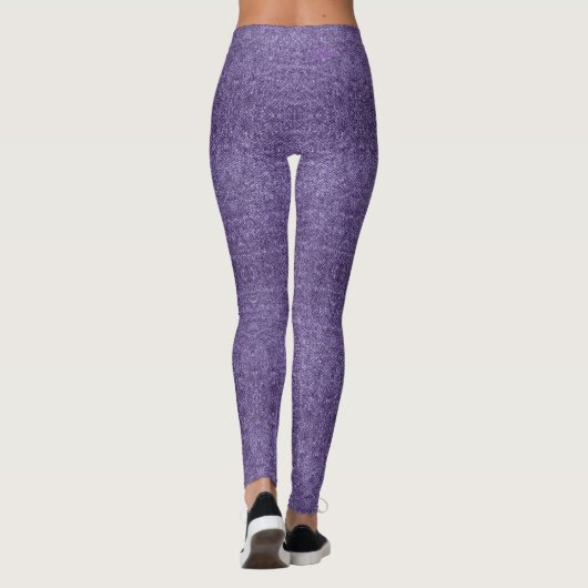 HAMbyWG - Leggings - Purple Texture-look (Dos)