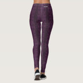 HAMbyWG - Leggings - Turk Design - Plum (Achterkant)