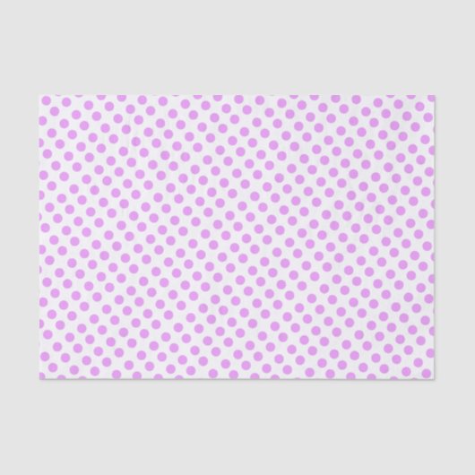 HAMbyWG - Licht Violet Polka Dot Gift Tissue Tissuepapier (Voorkant)