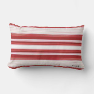 HAMbyWG - Lumbar Pillow - Rode witte gradiënt Buitenkussen