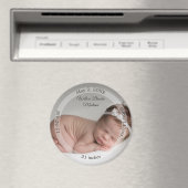 HAMbyWG - Magnet de Faire-part de naissance pour b (In Situ (Lave-vaisselle))