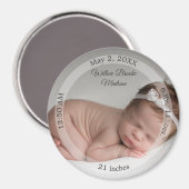 HAMbyWG - Magnet de Faire-part de naissance pour b (Recto/Verso)