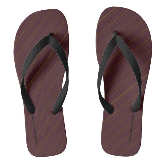HAMbyWG - Mannen Teenslippers Burgundy Mix (Voetbed)