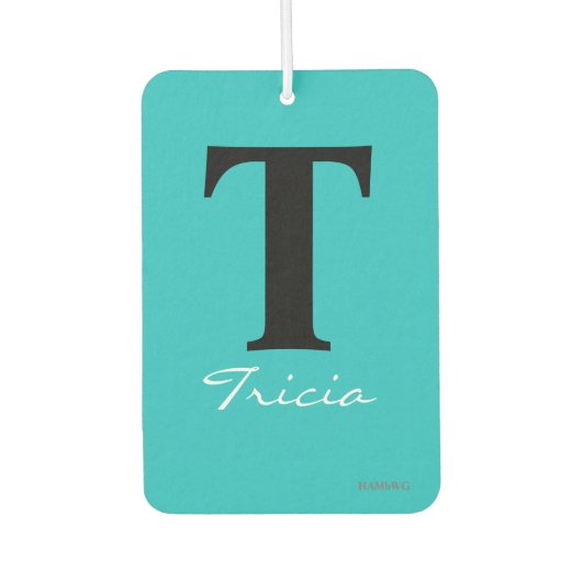 HAMbyWG - Modern Monogram Luchtverfrisser (Voorkant)