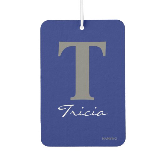 HAMbyWG - Modern Monogram Luchtverfrisser (Voorkant)