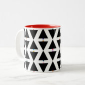 HAMbyWG - Mug de café - Arbres de Noël (Devant gauche)